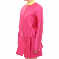 Giacca rosa in misto seta - IT40-S