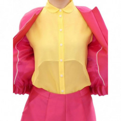 Giacca rosa in misto seta - IT40-S
