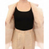 Giacca smanicata in broccato beige - IT42-M