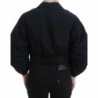 Giacca di jeans blu Cappotto Blazer corto 2 in 1 - IT40