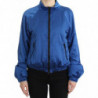 Giubbotto Bomber Blu Cappotto Blazer Corto In Nylon - IT40