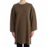 Top maglione oversize a righe gialle grigie - IT40- L