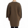 Top maglione oversize a righe gialle grigie - IT40- L