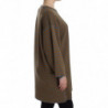 Top maglione oversize a righe gialle grigie - IT40- L