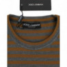 Top maglione oversize a righe gialle grigie - IT40- L