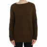 Top maglione pullover lavorato a maglia verde - IT40-S