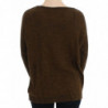 Top maglione pullover lavorato a maglia verde - IT40-S