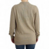 Maglione lana cashmere cardigan beige lavorato maglia - IT50 - XXL