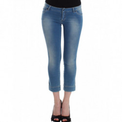 Beachwear Blue Jeans Capri...