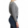 Top cardigan in maglione di pizzo grigio lingerie - IT42 - S