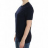 T-shirt Lingerie in cotone blu girocollo con logo - IT4 - M