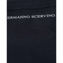 T-shirt Lingerie in cotone blu girocollo con logo - IT4 - M