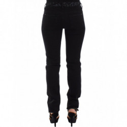 Jeans slim neri Pantaloni denim skinny elasticizzati - IT40