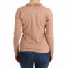 Top a maniche lunghe a righe in misto lana arancione - IT44 - M