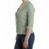 Camicetta top maglione lavorato maglia leggero verde - IT44 - M