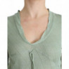 Camicetta top maglione lavorato maglia leggero verde - IT44 - M