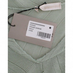 Camicetta top maglione lavorato maglia leggero verde - IT44 - M