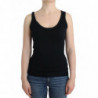 Maglione lavorato maglia top maglia nera 100% cashmere - IT42 - S