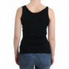 Maglione lavorato maglia top maglia nera 100% cashmere - IT42 - S