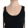 Maglione lavorato maglia top maglia nera 100% cashmere - IT42 - S