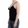 Lingerie nera bustier top canotta Cami pizzo - 42 - S