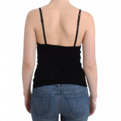 Lingerie nera bustier top canotta Cami pizzo - 42 - S