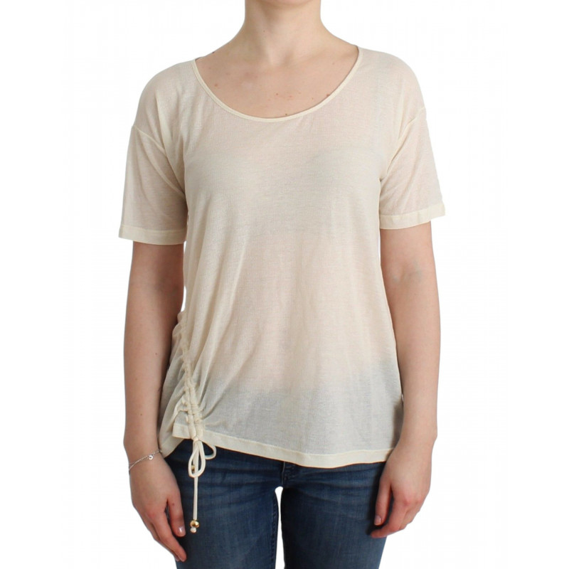 Beachwear T-shirt bianca Top camicetta - IT42 - S