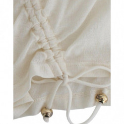 Beachwear T-shirt bianca Top camicetta - IT42 - S