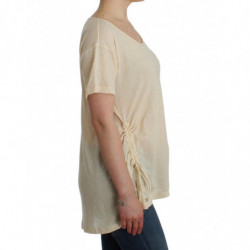 Beachwear Bianco Maxi T-shirt Top Camicetta - IT42 - S