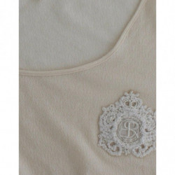 Beachwear Bianco Maxi T-shirt Top Camicetta - IT42 - S
