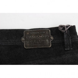 Jeans slim neri Pantaloni denim elasticizzati con gamba skinny - W26