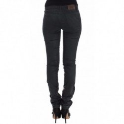 Jeans slim verdi Pantaloni denim gamba dritta elasticizzata - W26