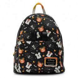 Loungefly Disney Topolino e Minnie Halloween Zaino + fascia per capelli 27 cm