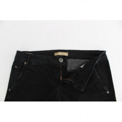 Jeans slim blu Pantaloni denim Gamba skinny dritta - W24