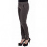 Jeans slim grigi Pantaloni denim gamba skinny elasticizzata - W26