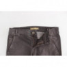 Jeans slim grigi Pantaloni denim gamba skinny elasticizzata - W26