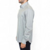 Top camicia casual a maniche lunghe in cotone grigio - IT50 - L