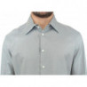 Top camicia casual a maniche lunghe in cotone grigio - IT50 - L