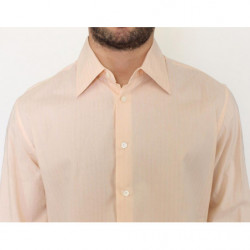 Top camicia casual a righe in cotone arancione - IT50 - L