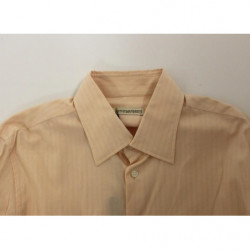 Top camicia casual a righe in cotone arancione - IT50 - L