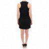 Miniabito elasticizzato foderato in pizzo nero - IT40-S