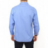 Camicia dal taglio classico in cotone blu - IT38 - S