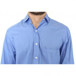 Camicia dal taglio classico in cotone blu - IT38 - S