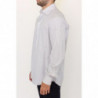 Camicia casual vestibilità regolare a righe bianche grigie - IT50 - L