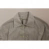 Camicia casual vestibilità regolare a righe bianche grigie - IT50 - L