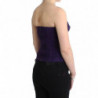 Lingerie viola corsetto bustier top in pizzo floreale - IT2 - S