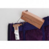 Lingerie viola corsetto bustier top in pizzo floreale - IT2 - S
