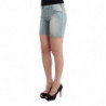 Pantaloncini casual da città in denim blu da spiaggia - IT2 - S
