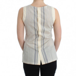 Canotta con fiocco, camicia a righe, da spiaggia - IT2 - S