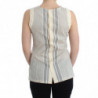 Canotta con fiocco, camicia a righe, da spiaggia - IT2 - S